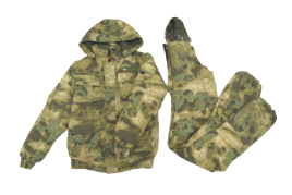 Костюм мужской КАМУФЛЯЖ (куртка+комбинезон) TADIOR на флисе/карманы, зима