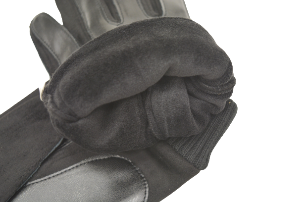 Перчатки мужские комбинированные иск.кожа + иск.замша на байке Gloves фото 4