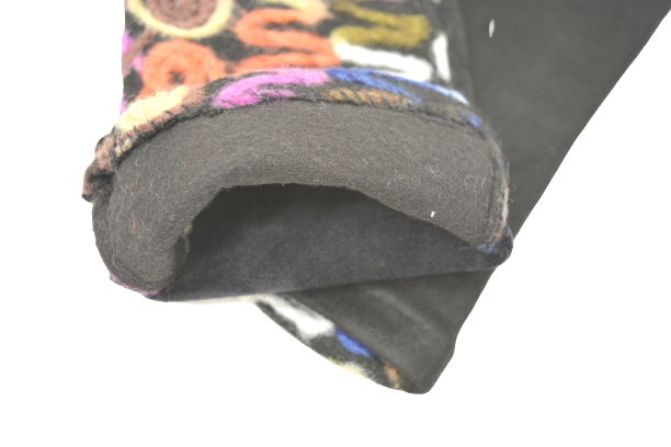 Перчатки женские велюр с аппликацией ТЕПЛО (УПАКОВКАМИ ПО 12пар) фото 4