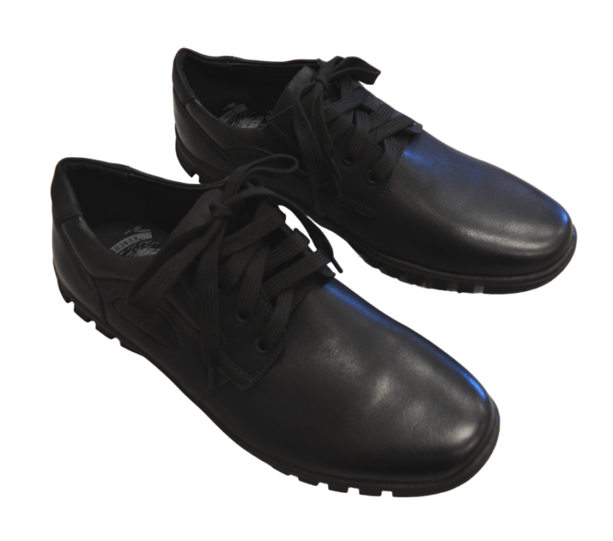 Туфли мужские KUNCHI H8602-2 черные фото 3