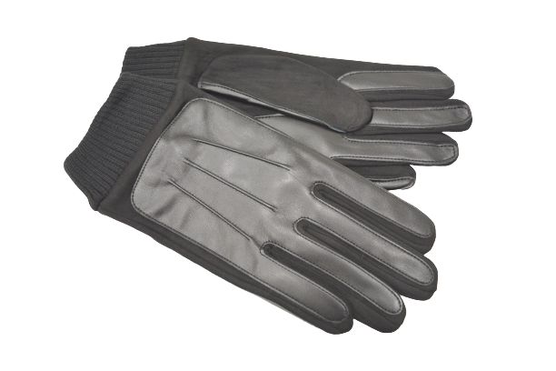 Перчатки мужские комбинированные иск.кожа + иск.замша на байке Gloves фото 2