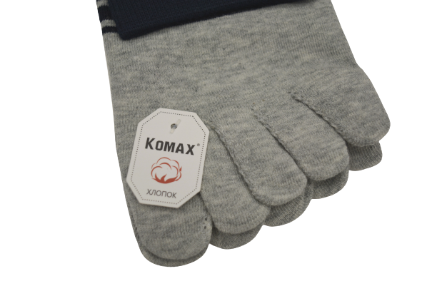 Носки мужские №5А-1Н укороченные с пальчиками Комакс фото 4