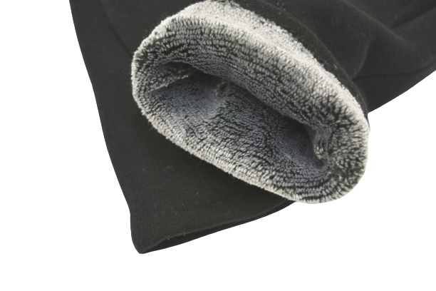 Перчатки женские трикотажные на меху, с вышивкой, черные Lord (р.7-9) (УПАКОВКАМИ ПО 10пар) фото 3