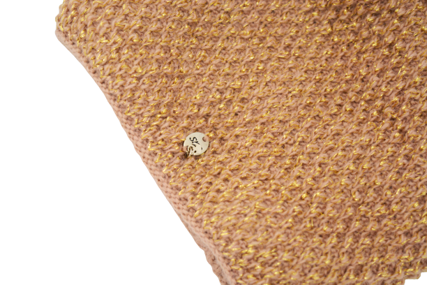 Шапка женская крупная вязка на флисе с отворотом зима (ПРОДАЖА УПАКОВКАМИ ПО 2 ШТ) фото 2