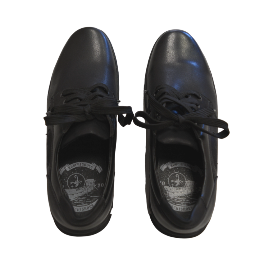 Туфли мужские KUNCHI H8602-2 черные фото 5