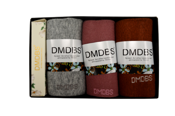 Носки женские №BF265 (подар.уп+мыло) по 3 пары DMD фото 2