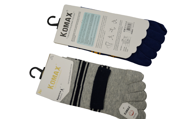 Носки мужские №5А-1Н укороченные с пальчиками Комакс фото 2
