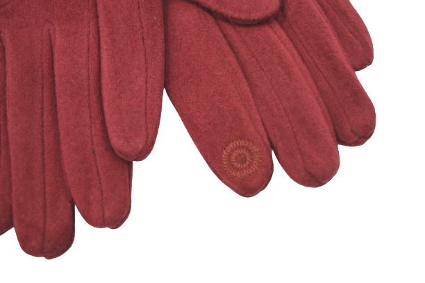 Перчатки женские кашемир однотонные БЛЕСК (УПАКОВКАМИ ПО 12пар) фото 3