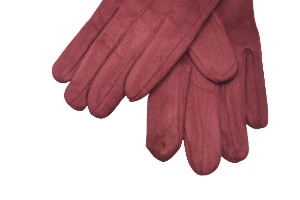 Перчатки женские иск.замша, тонкие ТЕПЛО (УПАКОВКАМИ ПО 12пар) фото 3
