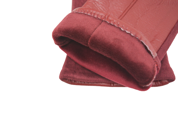 Перчатки женские иск.замша/кожзам комбинированные БЛЕСК (УПАКОВКАМИ ПО 12пар) фото 4